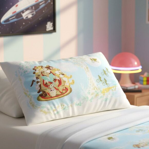 Vintage 1982 ET Movie Pillowcase Extra Terrestrial Iconic Alien Collectable Kids - Picture 2 of 10